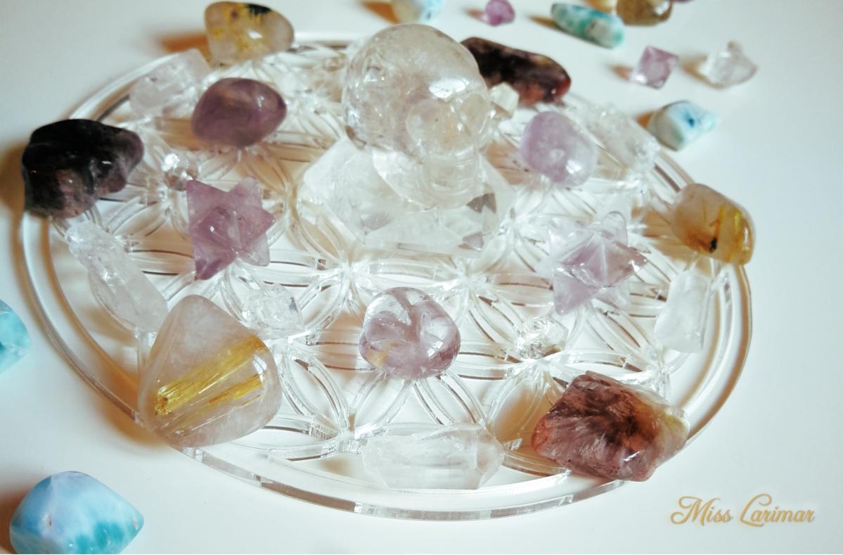 pierre roulée quartz rutile