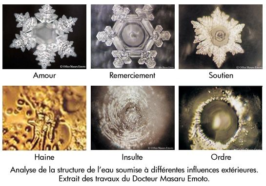 cristaux eau Emoto